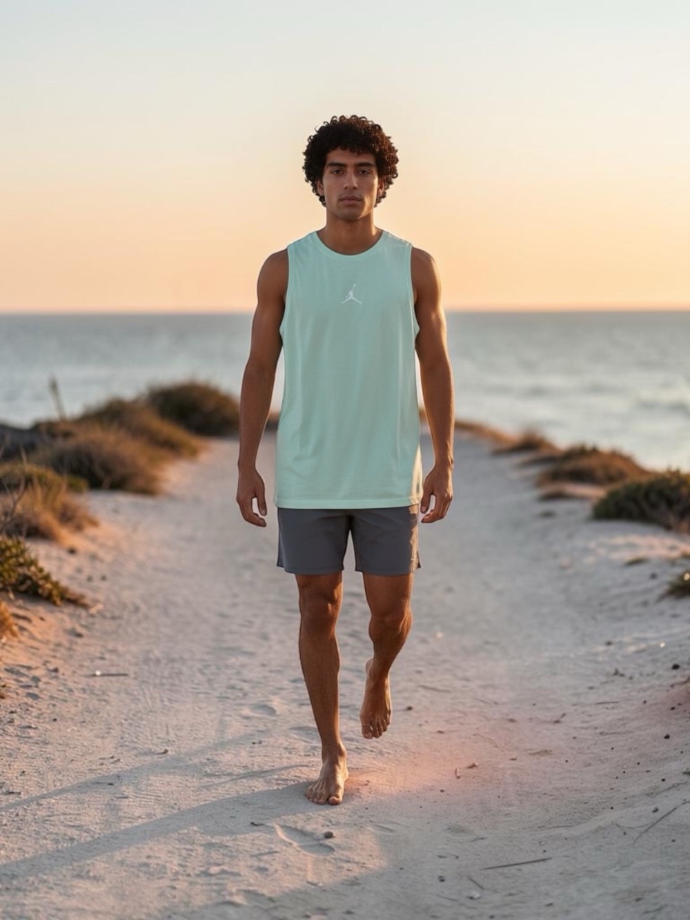 Jordan Men’s Light Green Tank Top NWT - Picture 3 of 7